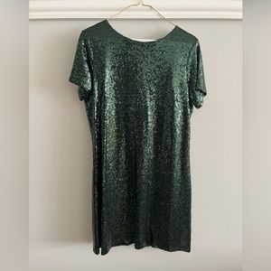 Sequin T-Shirt Dress